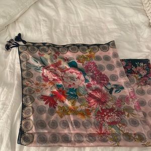 Johnny Was silk scarf